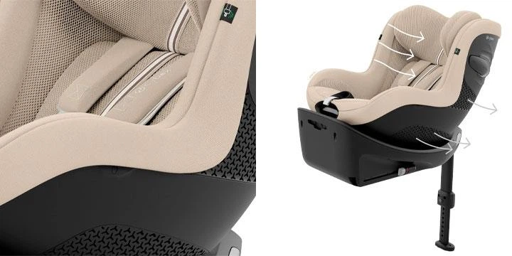Автокресло Cybex Sirona G3 i-Size гр. 0+/1 0-18 кг Plus Stormy Blue, 4063846578344 - Фото 8 Автокресло Cybex Sirona G3 i-Size гр. 0+/1 0-18 кг Plus Stormy Blue, 4063846578344 - зображення 8