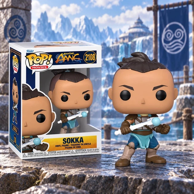 Фігурка Funko POP Аватар Останній захисник Сокка вініл 10,7 см - Фото 3 Фігурка Funko POP Аватар Останній захисник Сокка вініл 10,7 см - зображення 3