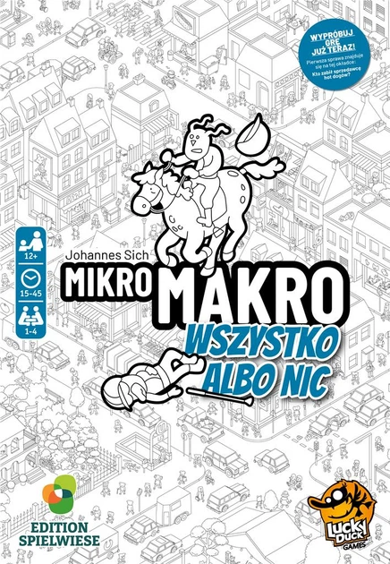 Gra planszowa Lucky Duck MikroMakro: Wszystko albo nic (769293746599) - obraz 8