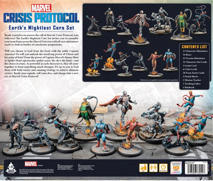 Dodatek do gry Marvel Crisis Protocol - Earth's Mightiest Core Set (wersja angielska) (841333123246) - obraz 4