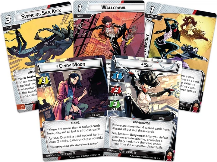 Доповнення до настільної гри Fantasy Flight Games Marvel Champions: Hero Pack Silk MC52(841333128630) - зображення 2