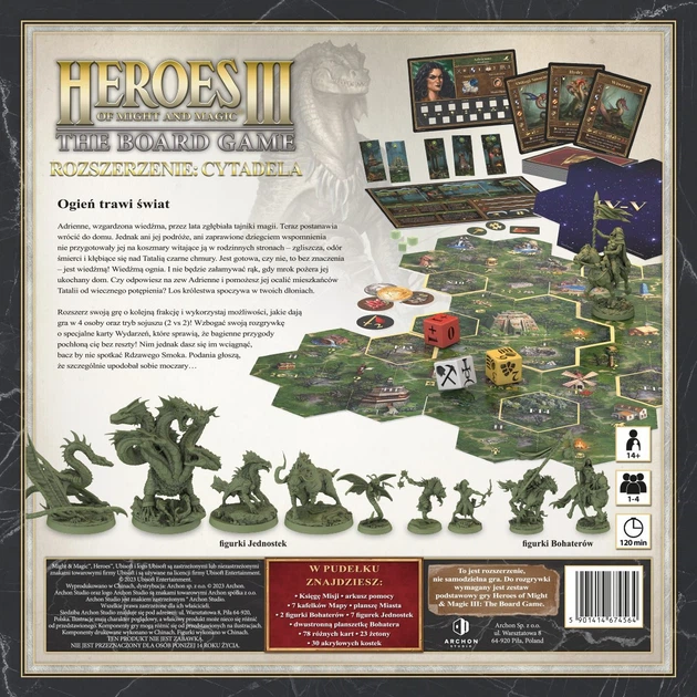 Gra planszowa Heroes of Might and Magic III: Fortress Expansion (edycja polska) (5901414674564) - obraz 4