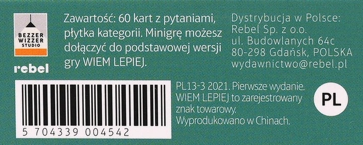 Додаток до гри Rebel Я знаю краще: Винаходи та відкриття (5704339004542) - зображення 6
