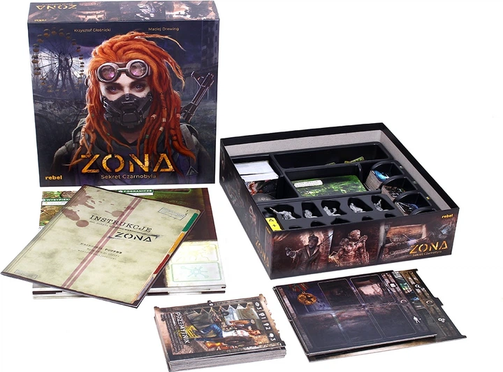 Gra planszowa Rebel Zona: Sekret Czarnobyla (5902650614116) - Zdjęcie 3 Gra planszowa Rebel Zona: Sekret Czarnobyla (5902650614116) - obraz 3