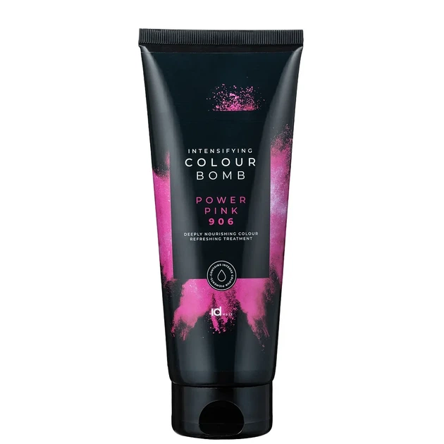 Тонувальний бальзам для волосся IdHAIR Colour Bomb POWER PINK 906 200 мл - Фото 1 Тонувальний бальзам для волосся IdHAIR Colour Bomb POWER PINK 906 200 мл - зображення 1