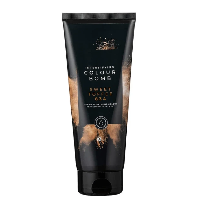 Тонувальний бальзам для волосся IdHAIR Colour Bomb SWEET TOFFEE 834 200 мл - Фото 1 Тонувальний бальзам для волосся IdHAIR Colour Bomb SWEET TOFFEE 834 200 мл - зображення 1