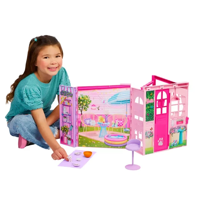 Ігровий набір Barbie Портативний будиночок Вихідні за містом (JMD27) - Фото 6 Ігровий набір Barbie Портативний будиночок Вихідні за містом (JMD27) - зображення 6