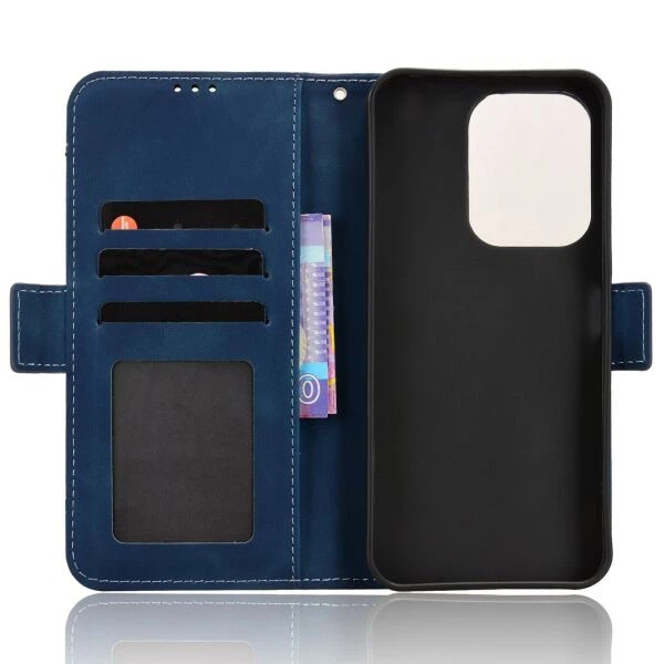 Чохол-книжка з кишеньками Deexe Wallet Stand для Xiaomi Poco C95 Pro - Blue - зображення 4