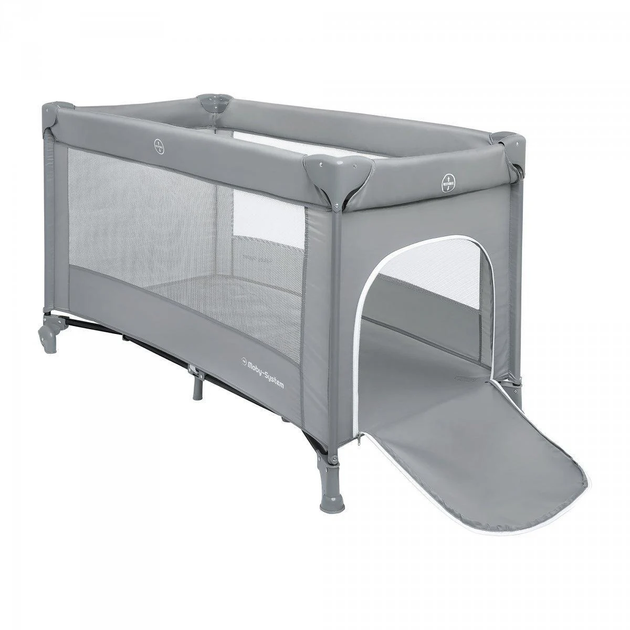Дитяче ліжечко-манеж Moby-System Happy Traveller BASIC 126 x 66 см із розкладним матрацом, сумкою та коліщатками - Фото 4 Дитяче ліжечко-манеж Moby-System Happy Traveller BASIC 126 x 66 см із розкладним матрацом, сумкою та коліщатками - зображення 4