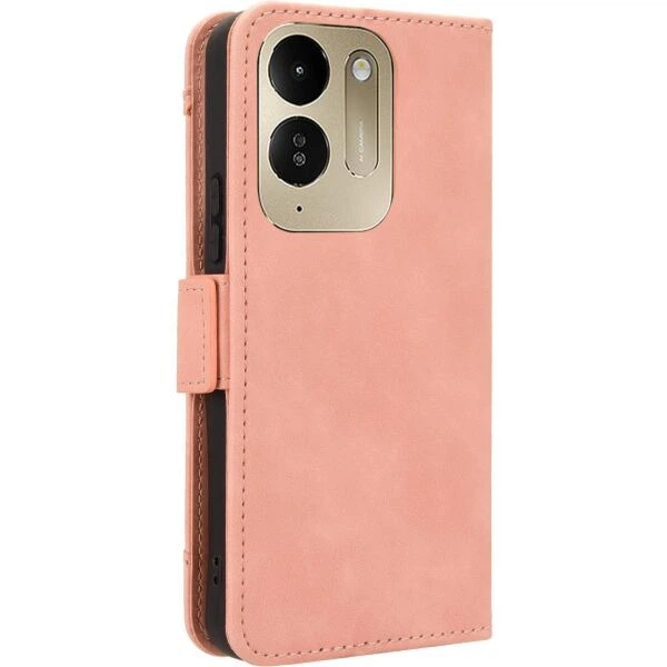 Чохол-книжка з кишеньками Deexe Wallet Stand для Xiaomi Poco C95 Pro - Pink - зображення 7