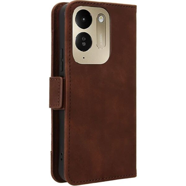 Чохол-книжка з кишеньками Deexe Wallet Stand для Xiaomi Poco C95 Pro - Brown - зображення 7