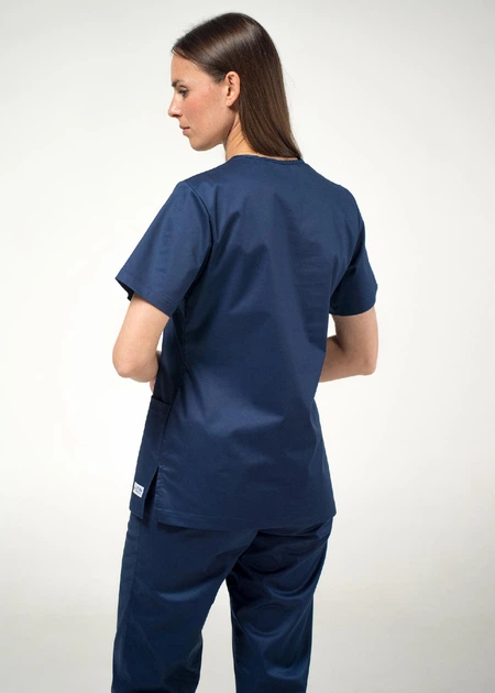 Жіноча медична сорочка STUGA MEDICAL синя (7700201) 4XL - Фото 7 Жіноча медична сорочка STUGA MEDICAL синя (7700201) 4XL - зображення 7