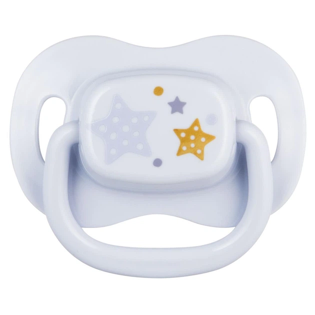 Пустышка силиконовая Canpol babies 22/580 синяя Newborn Baby симметричная 0-6 мес - изображение 2