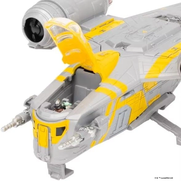 Космічний Корабель 20 см з Мандалорцем та Грогу Star Wars Micro Galaxy Squadron Razor Crest Jazwares J0567 - Фото 3 Космічний Корабель 20 см з Мандалорцем та Грогу Star Wars Micro Galaxy Squadron Razor Crest Jazwares J0567 - зображення 3