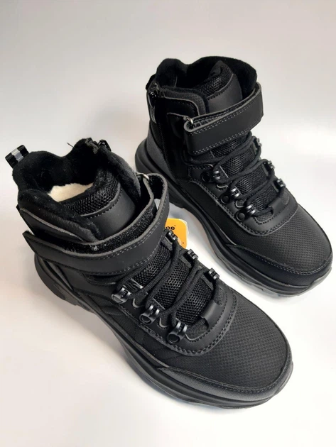 Зимние ботинки Clibee 7466 HD black чёрные р.36-23 см - Фото 7 Зимние ботинки Clibee 7466 HD black чёрные р.36-23 см - изображение 7