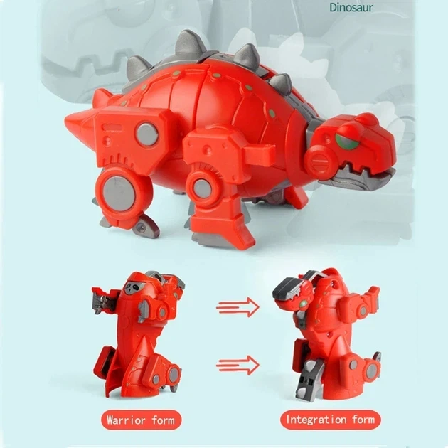Дитяча іграшка динозавр-трансформер 2110B XINTAIYUAN TOYS (Dinomorpher), розмір упаковки 12,5х16,5 см - зображення 6