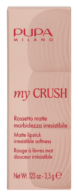 Губна помада Pupa Milano My Crush Hug Me, 3,5 г - Фото 2 Губна помада Pupa Milano My Crush Hug Me, 3,5 г - зображення 2