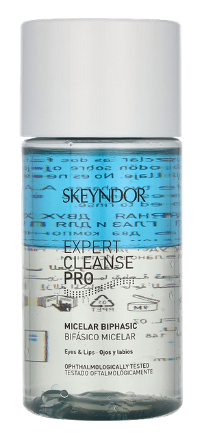 Двофазний засіб для зняття макіяжу з очей і губ Skeyndor Expert Cleanse Pro, 125 мл - Фото 1 Двофазний засіб для зняття макіяжу з очей і губ Skeyndor Expert Cleanse Pro, 125 мл - зображення 1