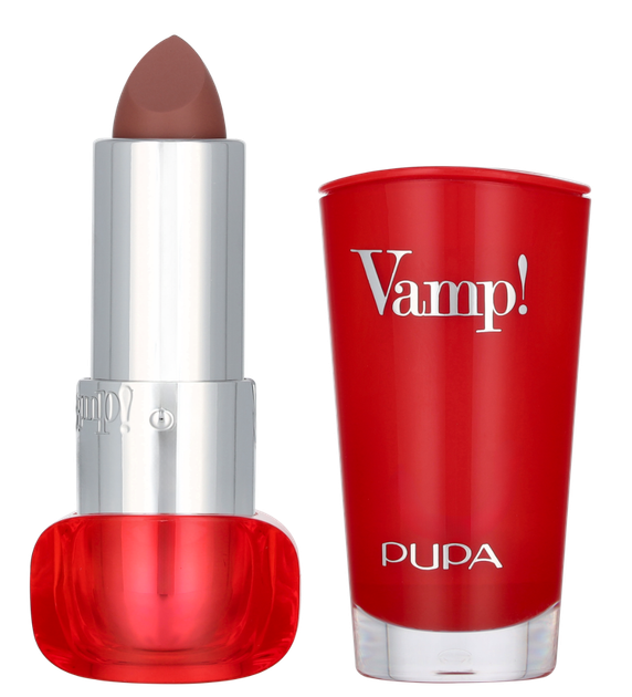 Помада для губ Pupa Milano Vamp! Extreme Colour #101 Warm Nude, 3,5 г - Фото 1 Помада для губ Pupa Milano Vamp! Extreme Colour #101 Warm Nude, 3,5 г - изображение 1