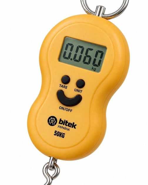 Электронный кантер Bitek до 50 кг, шаг 10 г, с подсветкой - изображение 5