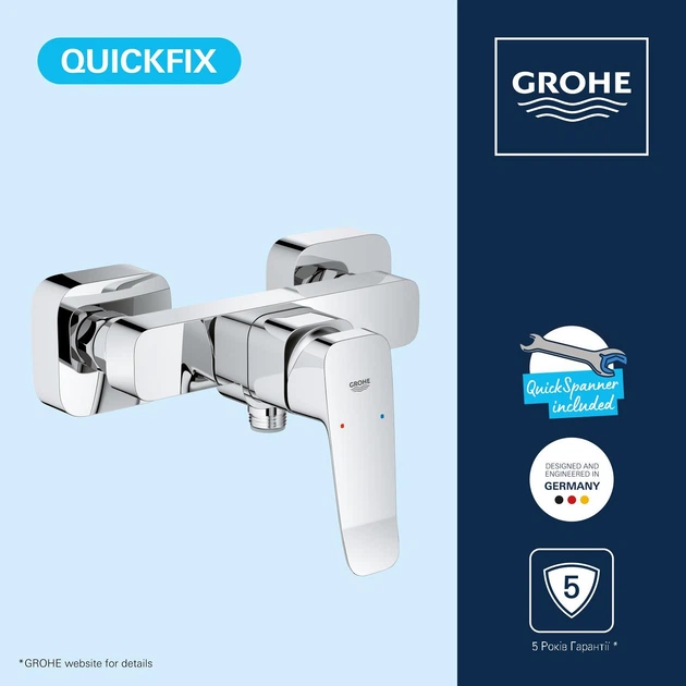 Змішувач для душу Grohe QuickFix Dice 1018740000 - изображение 3
