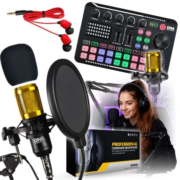 Комплект для стриминга и подкастов DNA STUDIO SET (5908249841888) - Фото 1 Комплект для стриминга и подкастов DNA STUDIO SET (5908249841888) - изображение 1