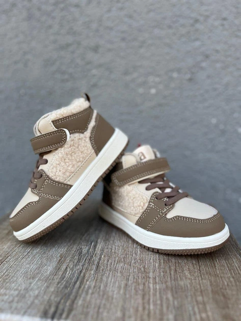 Дитячі демісезонні хайтопи для дівчинки Apawwa ABQ0771R Camel 25 р, світло-бежевий - Фото 1 Дитячі демісезонні хайтопи для дівчинки Apawwa ABQ0771R Camel 25 р, світло-бежевий - зображення 1