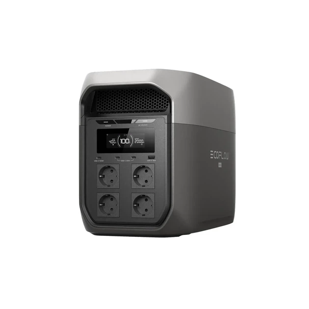 Портативная зарядная станция EcoFlow DELTA 3 Max 2048 Вт·ч 2400 Вт LiFePO4 с UPS - Фото 1 Портативная зарядная станция EcoFlow DELTA 3 Max 2048 Вт·ч 2400 Вт LiFePO4 с UPS - изображение 1