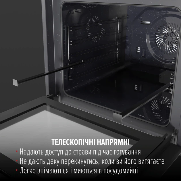 Духовой шкаф электрический Perfelli MIRA 6D6M NERO - изображение 11
