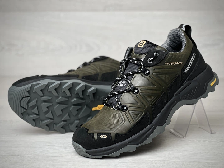 Чоловічі шкіряні кросівки Salomon Ranger Olive 45 (арт. 221441923) - зображення 7