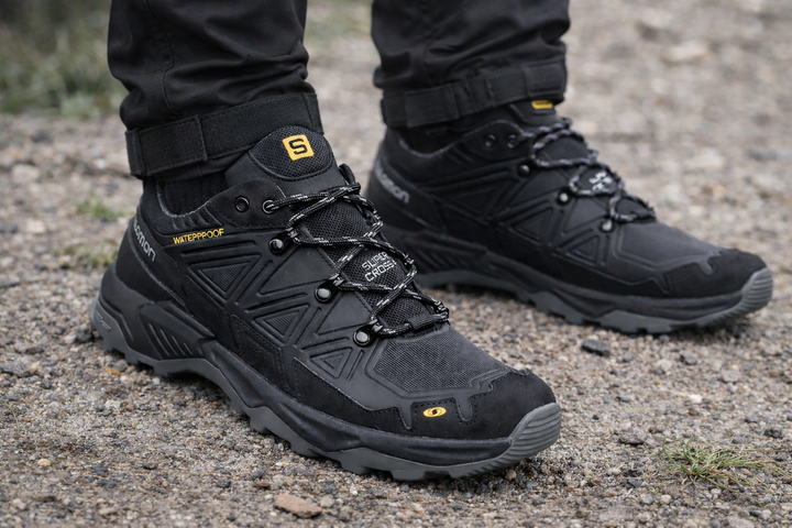 Мужские кожаные кроссовки Salomon Ranger Waterproof 45 (арт. 737106431) - Фото 2 Мужские кожаные кроссовки Salomon Ranger Waterproof 45 (арт. 737106431) - изображение 2