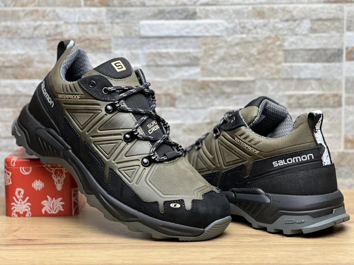 Чоловічі шкіряні кросівки Salomon Ranger Olive 40 (арт. 82792996) - Фото 2 Чоловічі шкіряні кросівки Salomon Ranger Olive 40 (арт. 82792996) - зображення 2