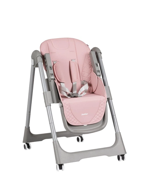 Стілець для годування CARRELLO Junior CRL-1412 Dark Pink, регульований, складний, зі столиком - Фото 4 Стілець для годування CARRELLO Junior CRL-1412 Dark Pink, регульований, складний, зі столиком - зображення 4