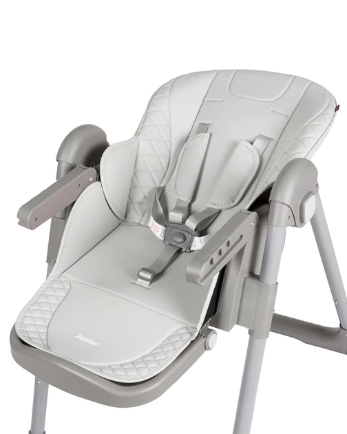 Стілець для годування CARRELLO Junior CRL-1412 Light Grey, регульований, складний, зі столиком - зображення 4