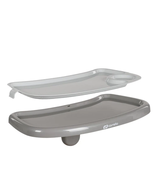 Стілець для годування CARRELLO Junior CRL-1412 Light Grey, регульований, складний, зі столиком - зображення 7