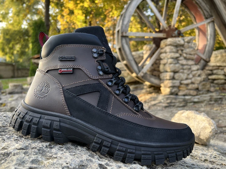Спортивные кожаные ботинки на меху Timberland Waterproof 42 (арт. 358966694) - Фото 8 Спортивные кожаные ботинки на меху Timberland Waterproof 42 (арт. 358966694) - изображение 8