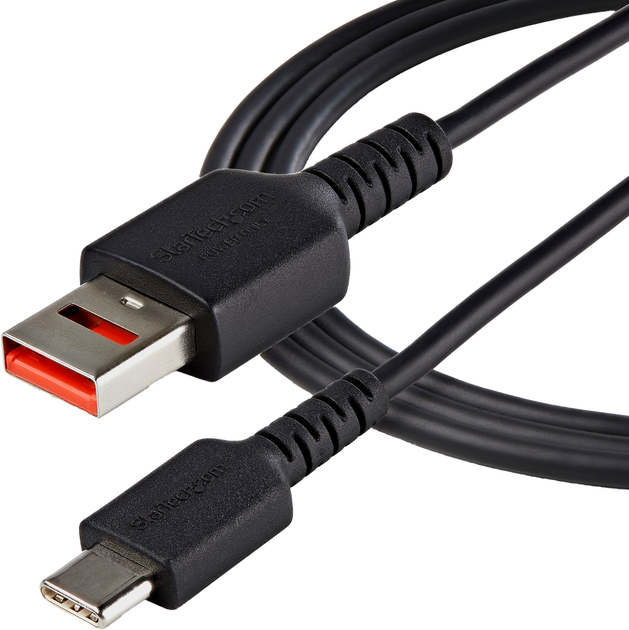 Kabel Startech USB-A - USB-C 2.0 1 m Black (USBSCHAC1M) - obraz 2