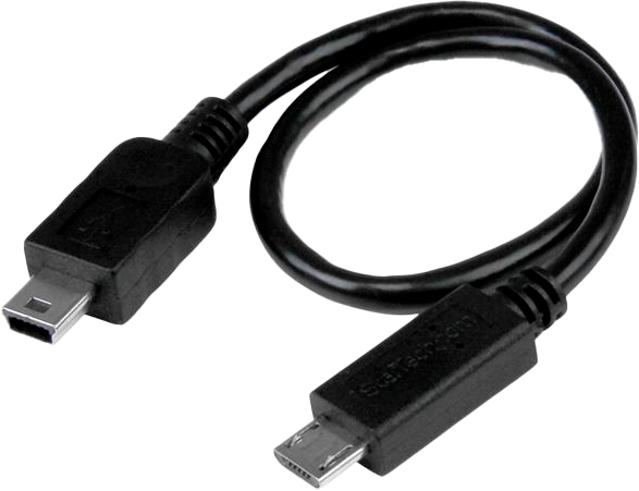 Кабель Startech USB-C - micro-USB 2.0 1 м Black (UMUSBOTG8IN) - Фото 1 Кабель Startech USB-C - micro-USB 2.0 1 м Black (UMUSBOTG8IN) - изображение 1