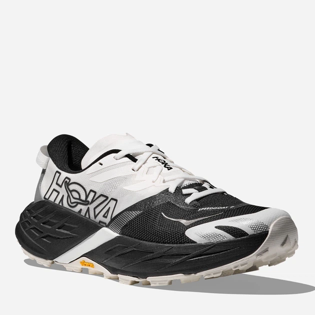 Чоловічі кросівки для бігу HOKA ONE ONE M Speedgoat 71171928-BWHT 44 (10USA/9UK) 28 см Чорні (198605520860) - зображення 2