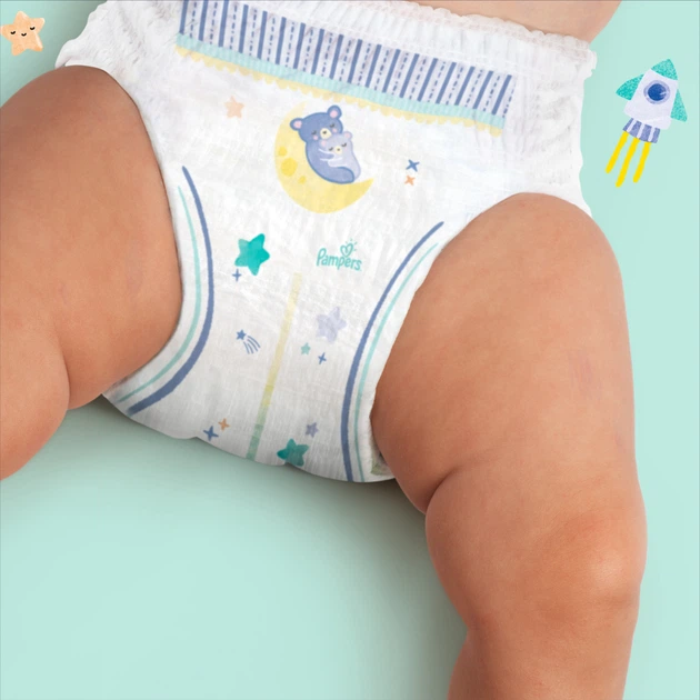 Подгузники трусики ночные Night Pants Размер 6 (15+ Pampers (8006540234761) - изображение 7