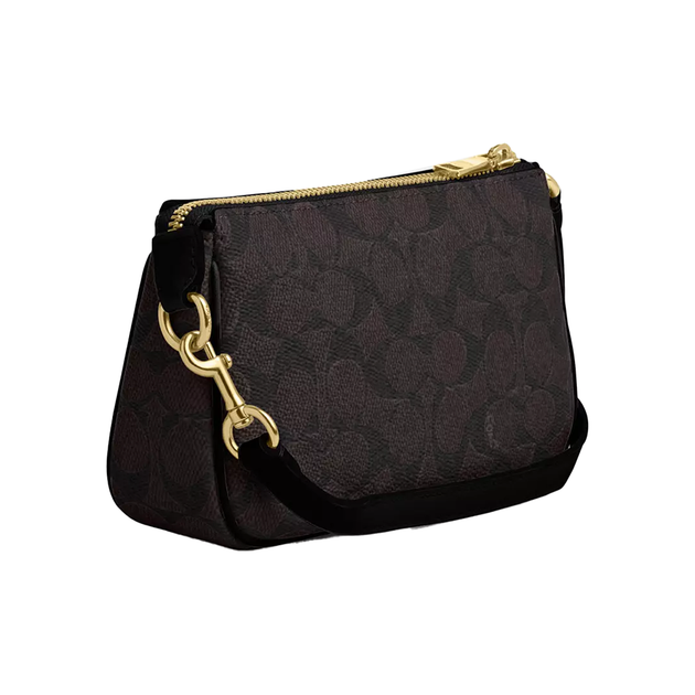 Сумка женская Coach Nolita 19 In Signature Canvas Im/Walnut/Black - изображение 3