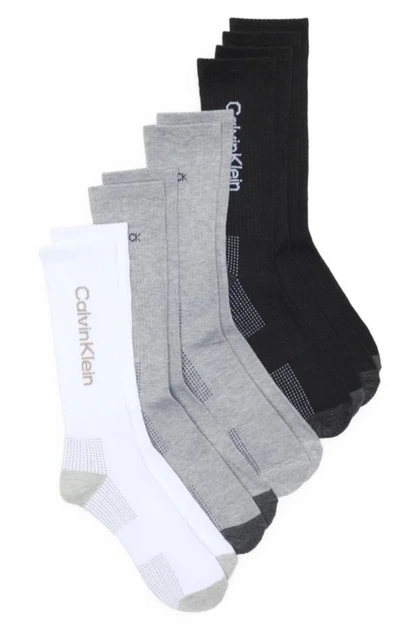 Носки Calvin Klein 40-46 Чёрный-Серый-Белый (158563) - Фото 1 Носки Calvin Klein 40-46 Чёрный-Серый-Белый (158563) - изображение 1