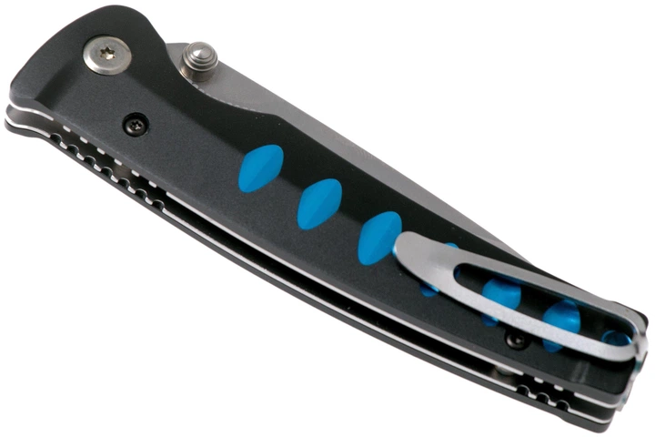 Складной нож 83 мм Mcusta Katana black/blue (MC-0041C) - изображение 5