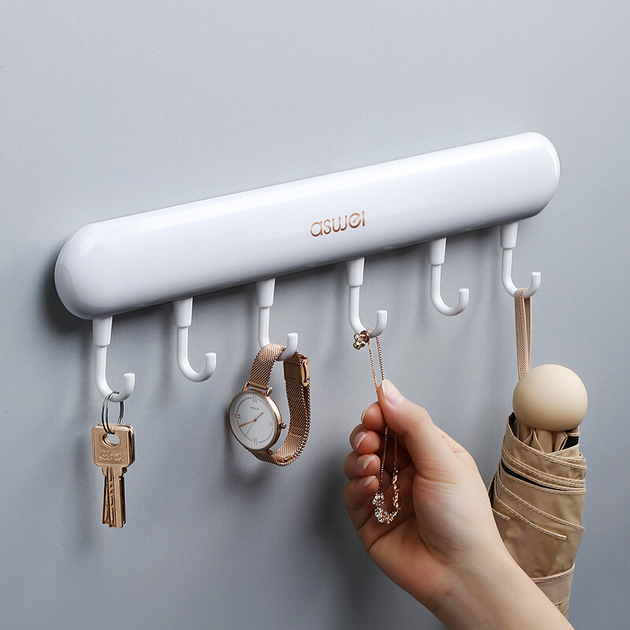 Настінний вішак Towel hook LY-839, пластикова, 41 см, витримує до 5 кг - изображение 2