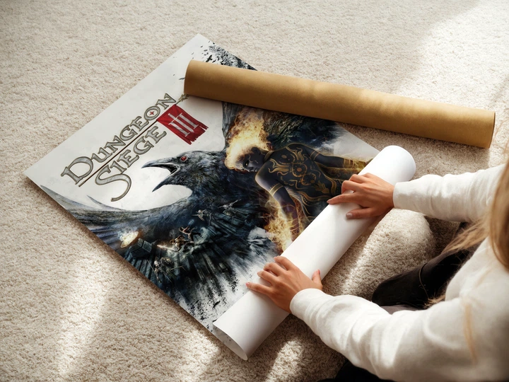 Постер Dungeon Siege 3, декор кімнати геймера, A1 85×60 см (id7352) - Фото 3 Постер Dungeon Siege 3, декор кімнати геймера, A1 85×60 см (id7352) - зображення 3