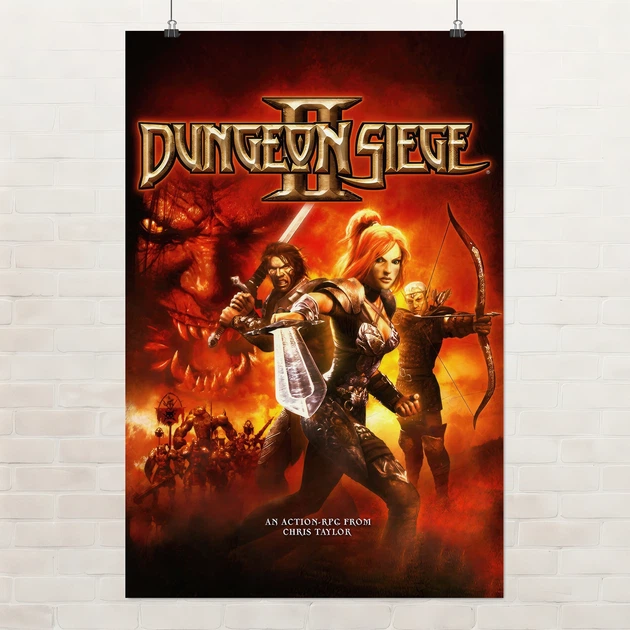 Постер Dungeon Siege 2, декор кімнати геймера, A2 60×40 см (id7351) - Фото 1 Постер Dungeon Siege 2, декор кімнати геймера, A2 60×40 см (id7351) - зображення 1