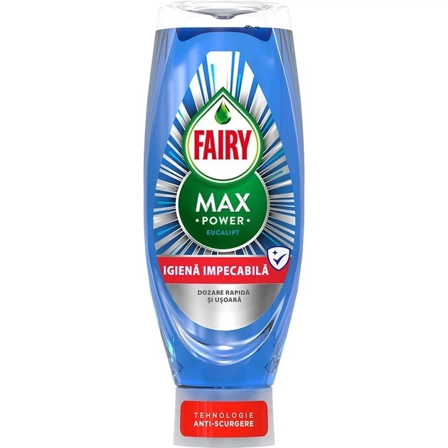 Гель для миття Посуду Fairy Max Power Eucalyptus Фейрі ефективний Антижир технологія Антирозлив Евкаліпт 730мл - Фото 1 Гель для миття Посуду Fairy Max Power Eucalyptus Фейрі ефективний Антижир технологія Антирозлив Евкаліпт 730мл - изображение 1