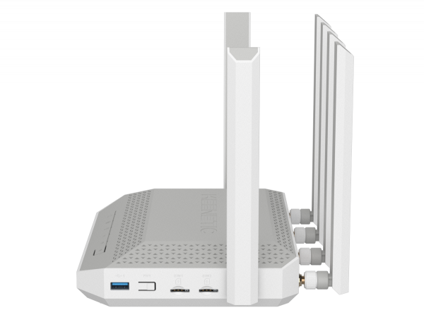 Інтернет-центр wifi ax3000, LTE-модем cat 12, 2 nano-SIM, 4хGigabit, 1x2,5Gb, usb3.0, usb2.0 Keenetic Hero 5g (kn-4110) - изображение 4