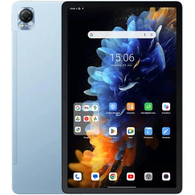 Планшет 11.5'' Blackview Mega 1 8/256GB 4G 2-SIM 8 ядер Android 13 8800 mAh Sky Blue (102404963) - Фото 1 Планшет 11.5'' Blackview Mega 1 8/256GB 4G 2-SIM 8 ядер Android 13 8800 mAh Sky Blue (102404963) - изображение 1