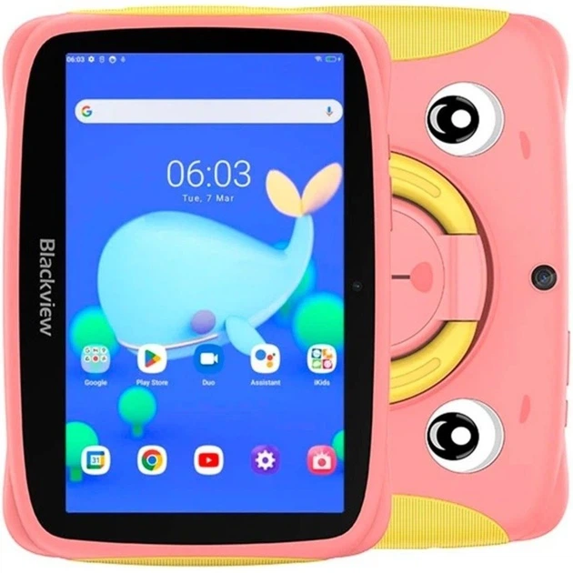 Дитячий планшет 7'' Blackview Tab 3 Kids 2/32Gb 4 ядра Android 13 Fairytale Pink (102405379) - Фото 1 Дитячий планшет 7'' Blackview Tab 3 Kids 2/32Gb 4 ядра Android 13 Fairytale Pink (102405379) - зображення 1